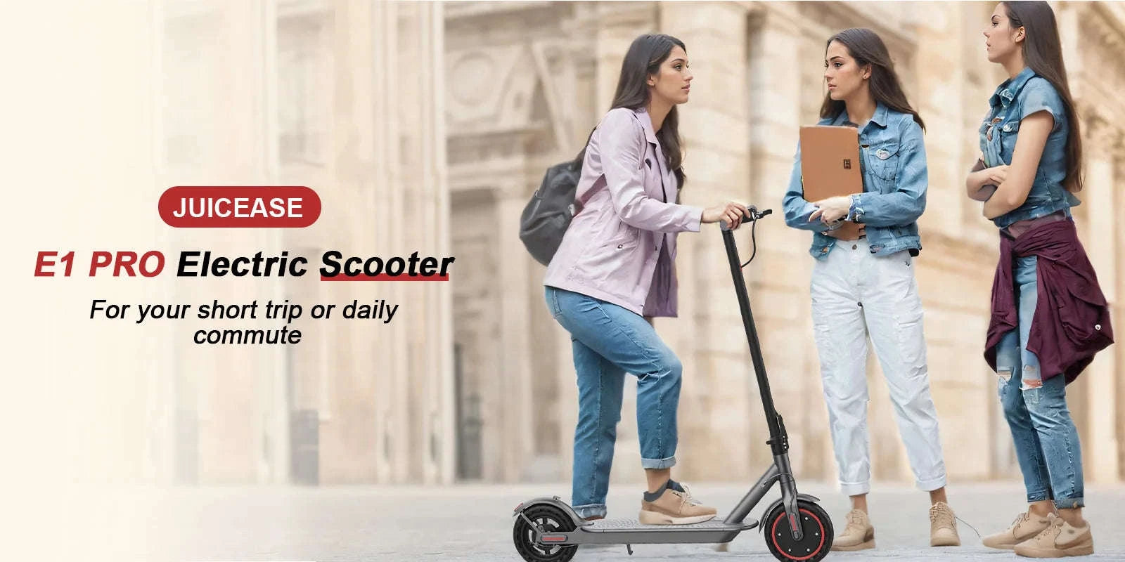 JUICEASE E1 Pro Electric Scooter 350W Folding EScooter-E1 PRO 7.8AH / france