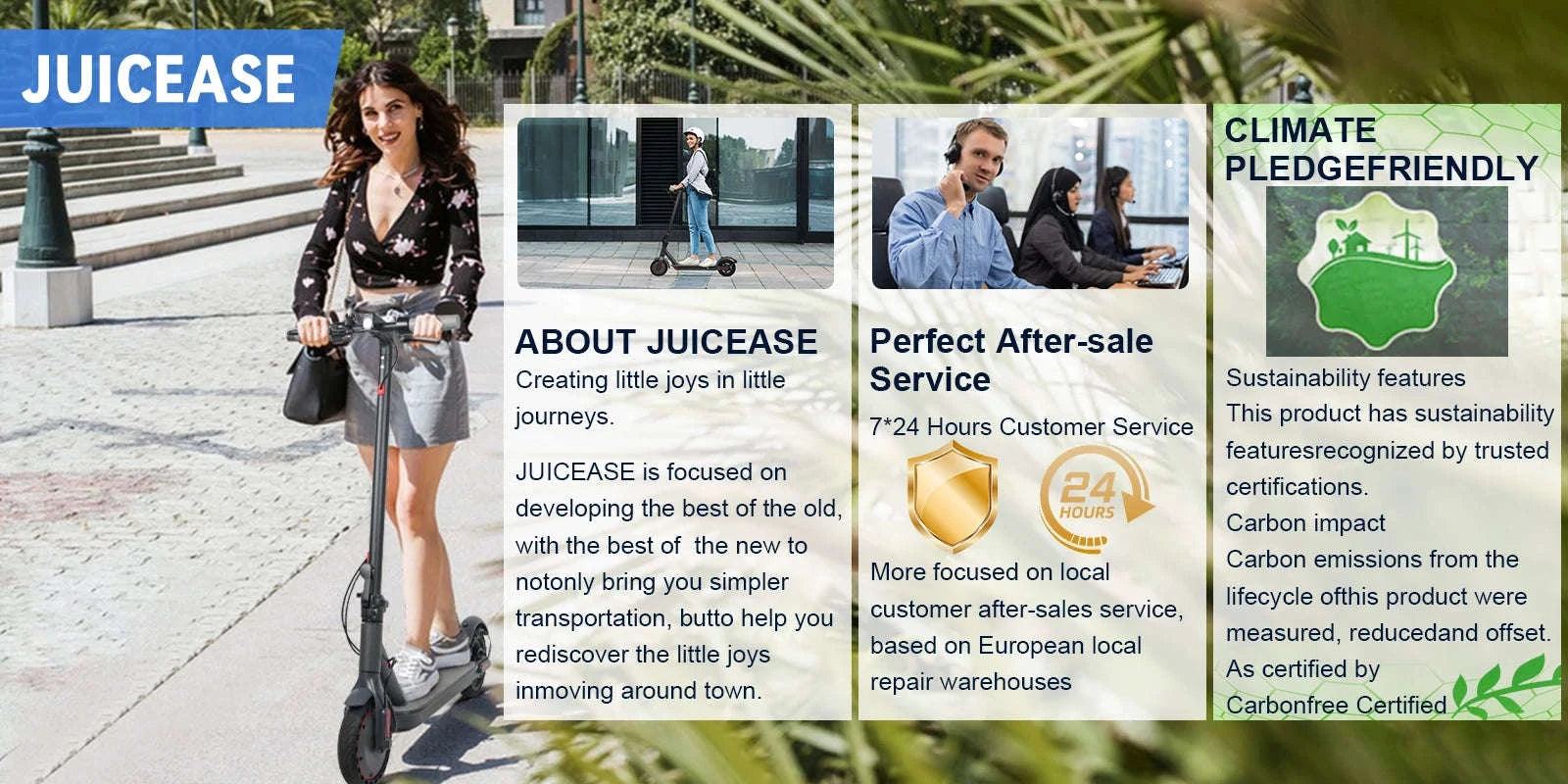 JUICEASE TX01 Electric Scooter for Adults with Smart App Control-JUICEASE TX01 36V7.8AH / Poland