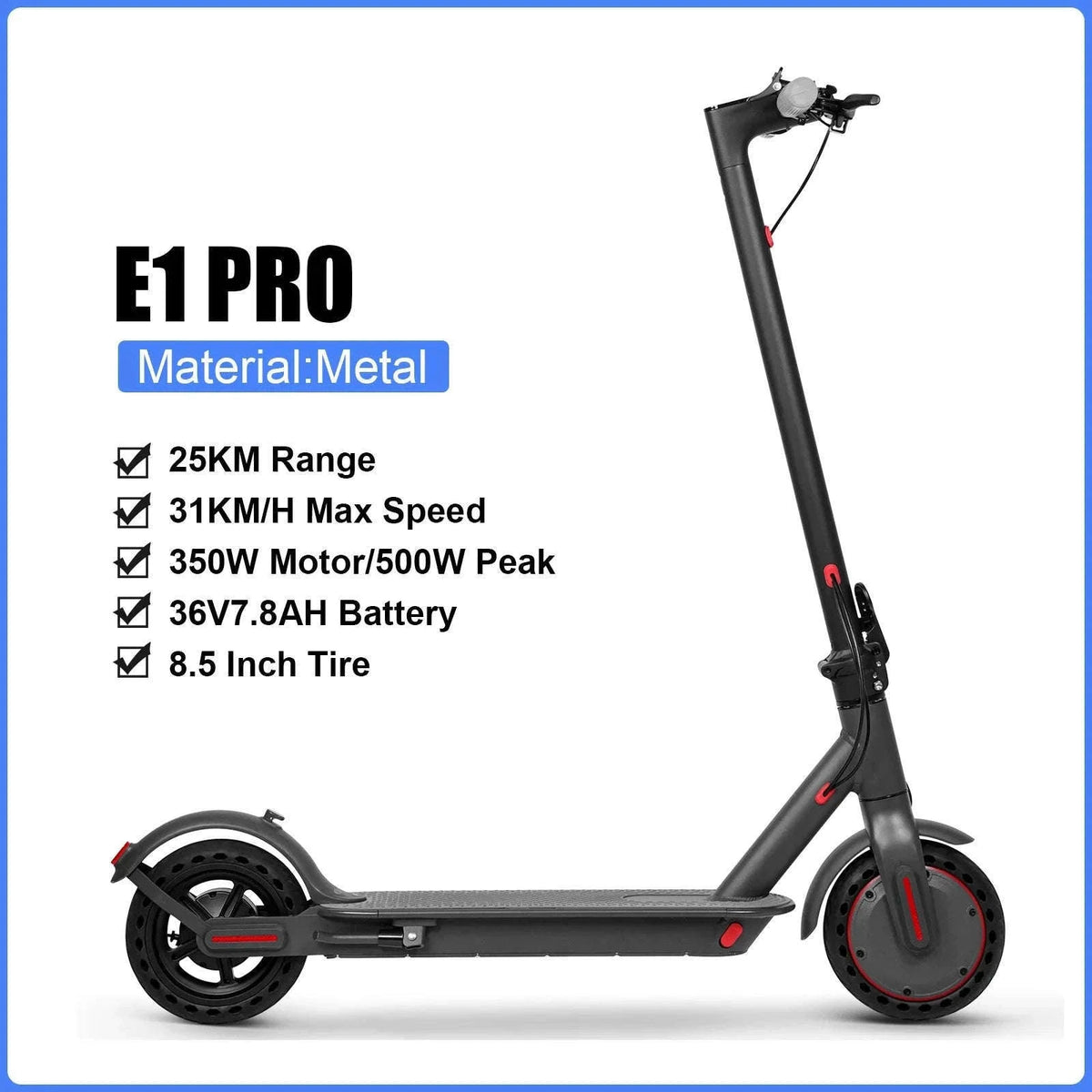 JUICEASE Ultra Long Range Smart Electric Scooter-14.5AH Max Escooter / france