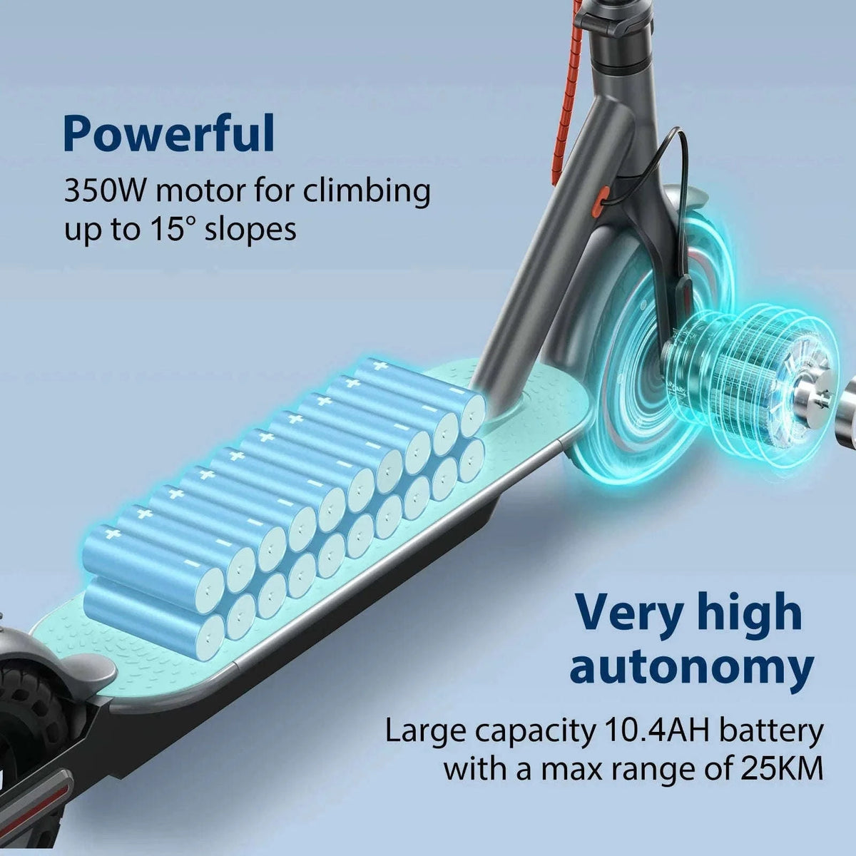 JUICEASE Ultra Long Range Smart Electric Scooter-14.5AH Max Escooter / france