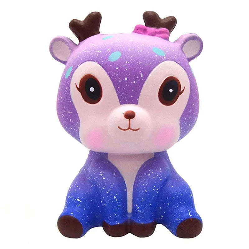 Jumbo Kawaii Galaxy Deer Squishy Toy-deer