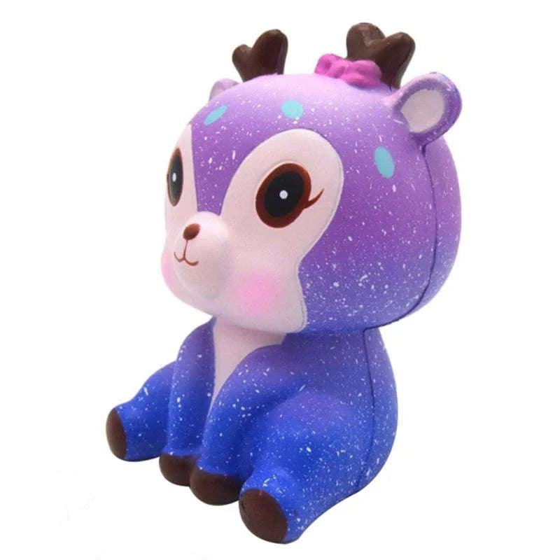 Jumbo Kawaii Galaxy Deer Squishy Toy-deer