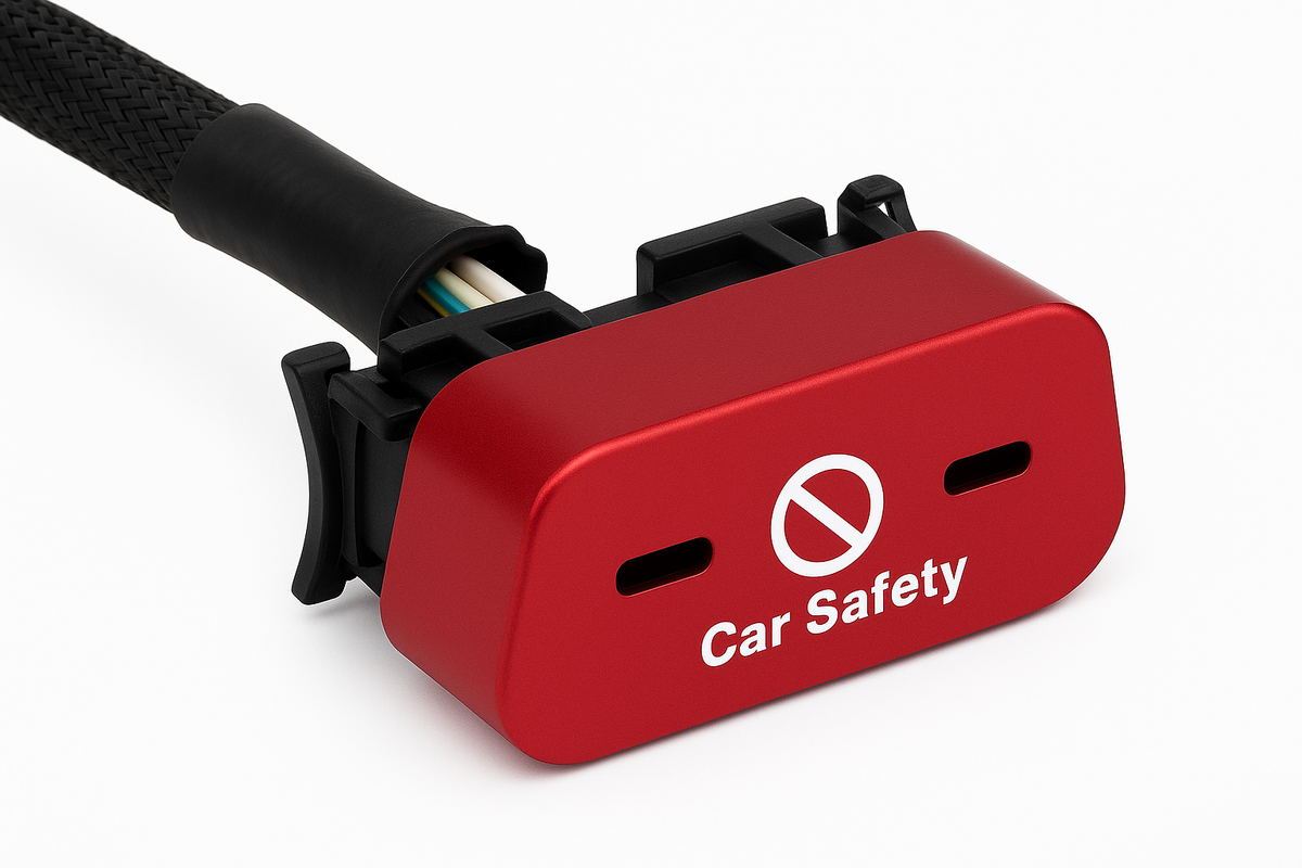 JUTA OBD2 Zámek Hliníková slitina Materiál Zámek OBDII konektor Zařízení ochrany Portu OBD