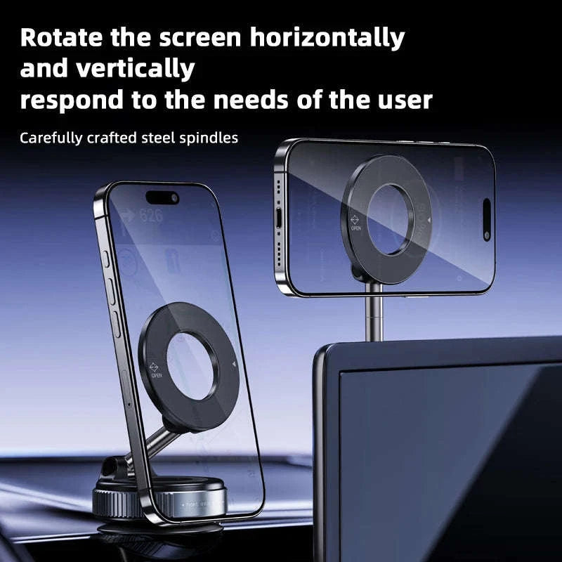 K007 Magnetic Phone Holder with Three‑Axis Rotation-Strong magnetic 1