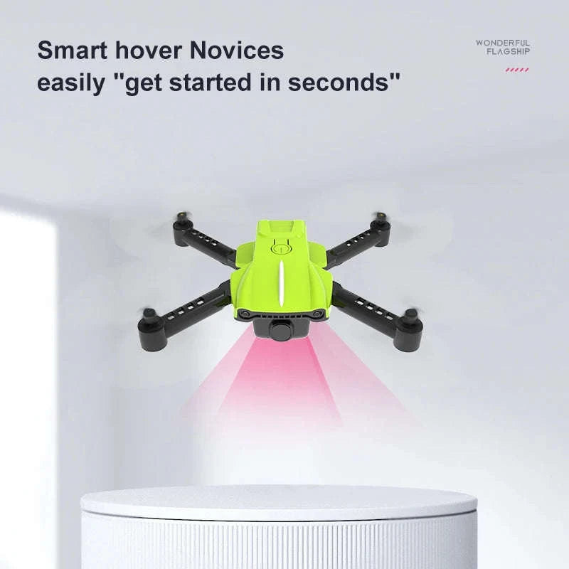 K10 Pocket 8K HD FPV Camera Drone with Visual Avoidance-Green no camera
