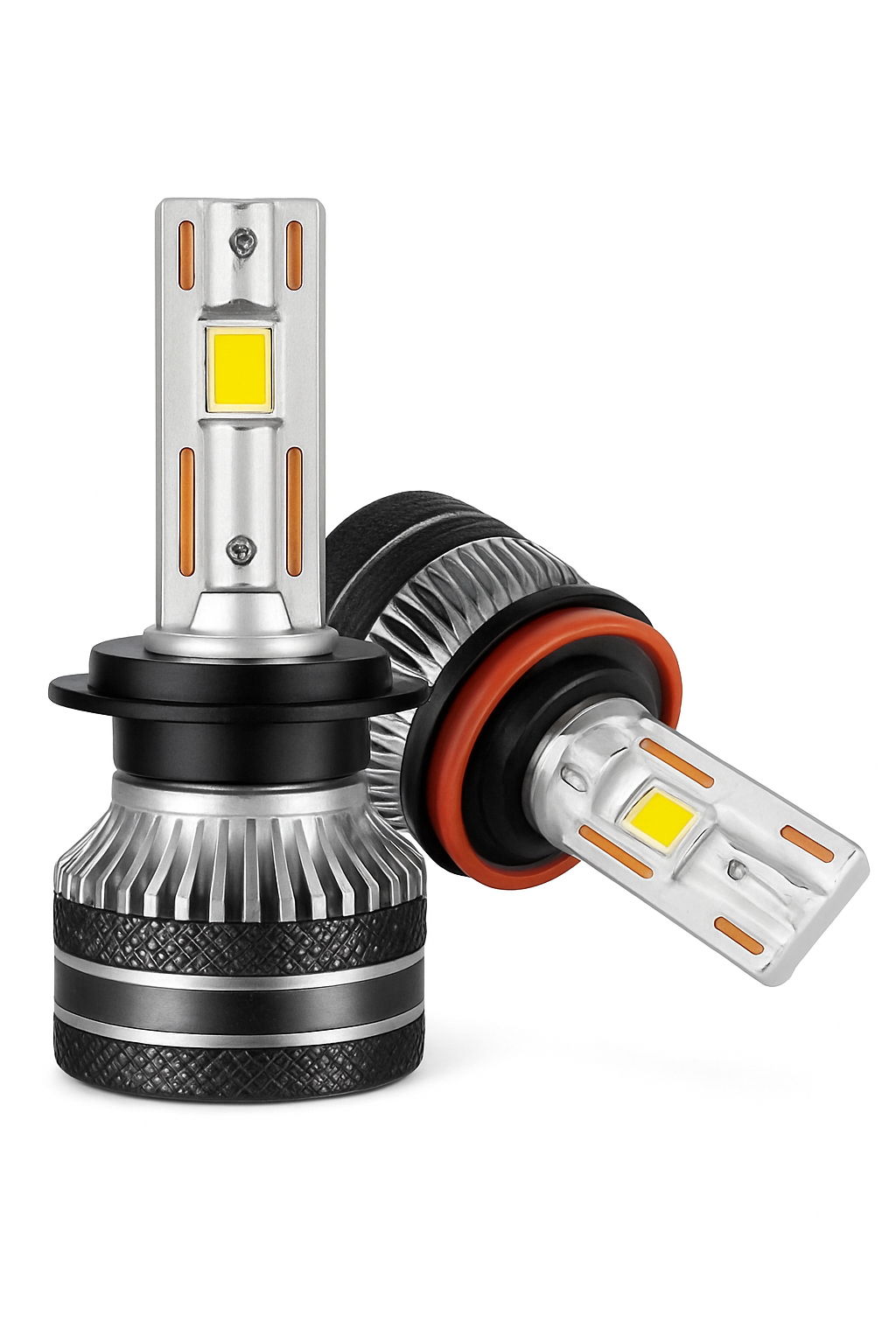 K5C H7 LED 60000LM 140W H7 Canbus Led Izzók 4300K LED H4 H11 HB3 9005 HB4 9006 K6C Led Dupla Rézcső Jégfúvó Fény 12V 2DB
