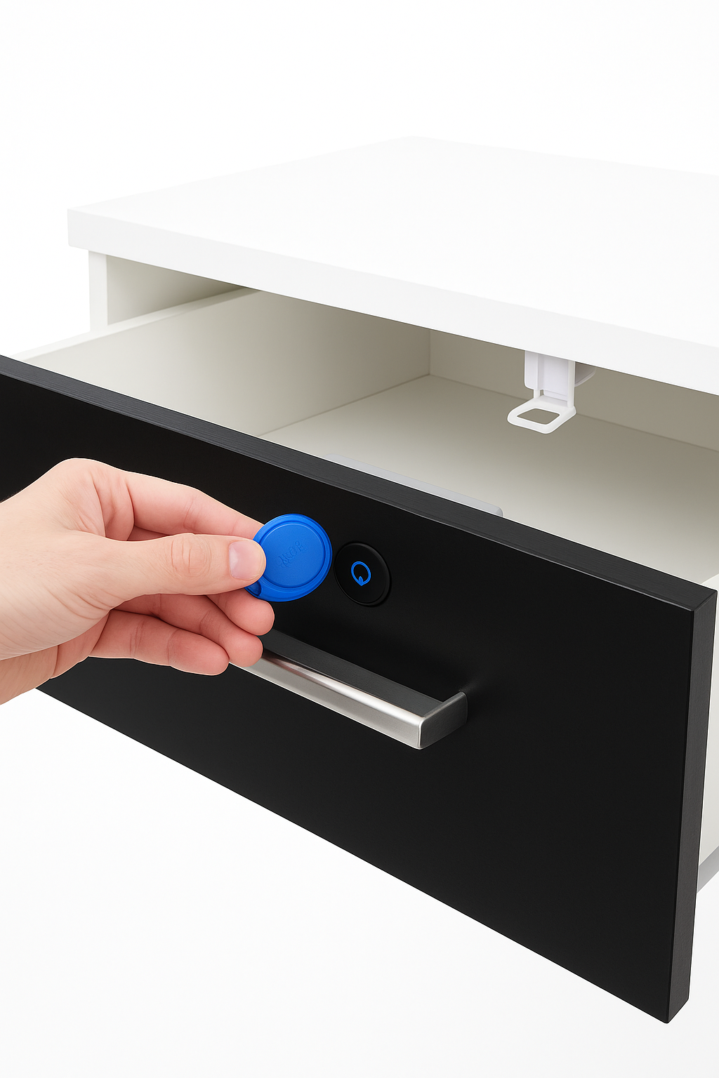 KAK Lucchetto elettronico, serratura armadietto RFID, lucchetto a sensore invisibile, lucchetti nascosti per cassetto, sicurezza bambini, hardware porta