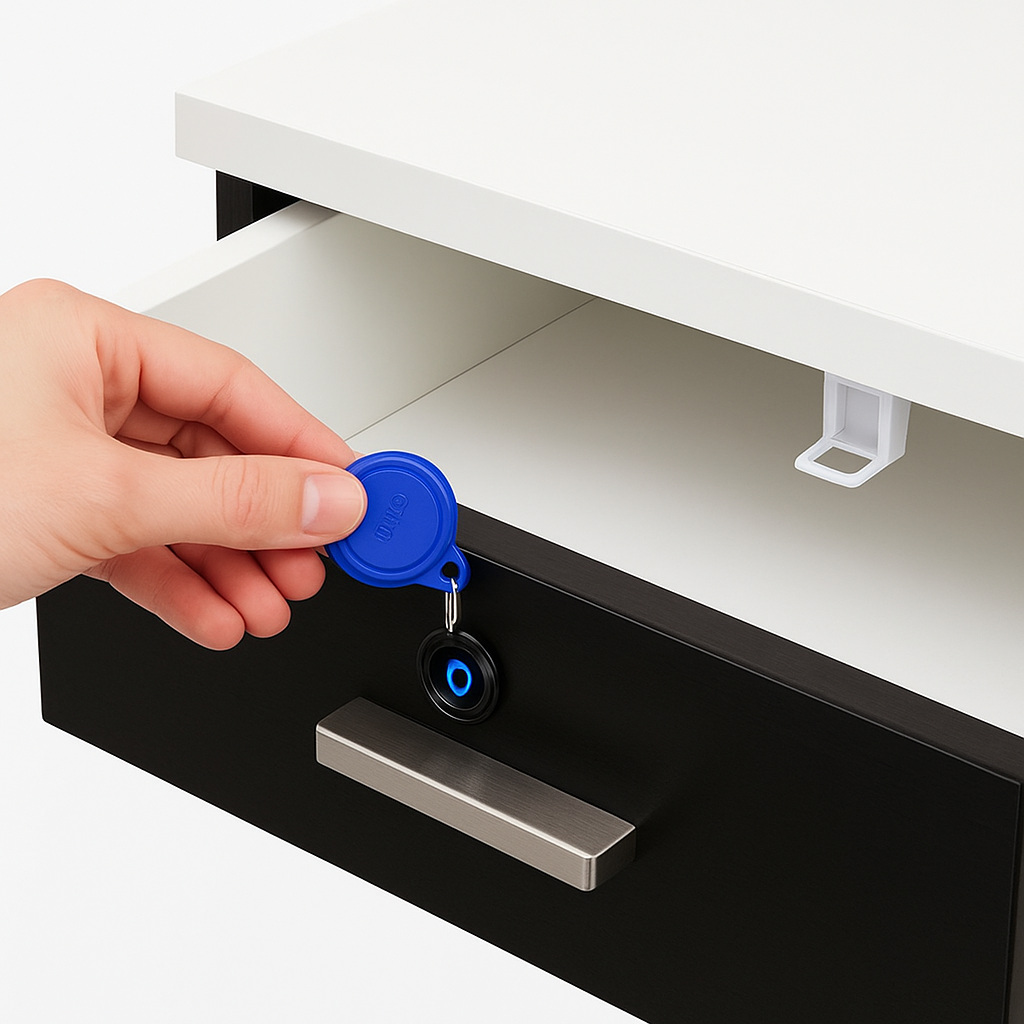 Elektronisk RFID-skabs lås med kortadgang