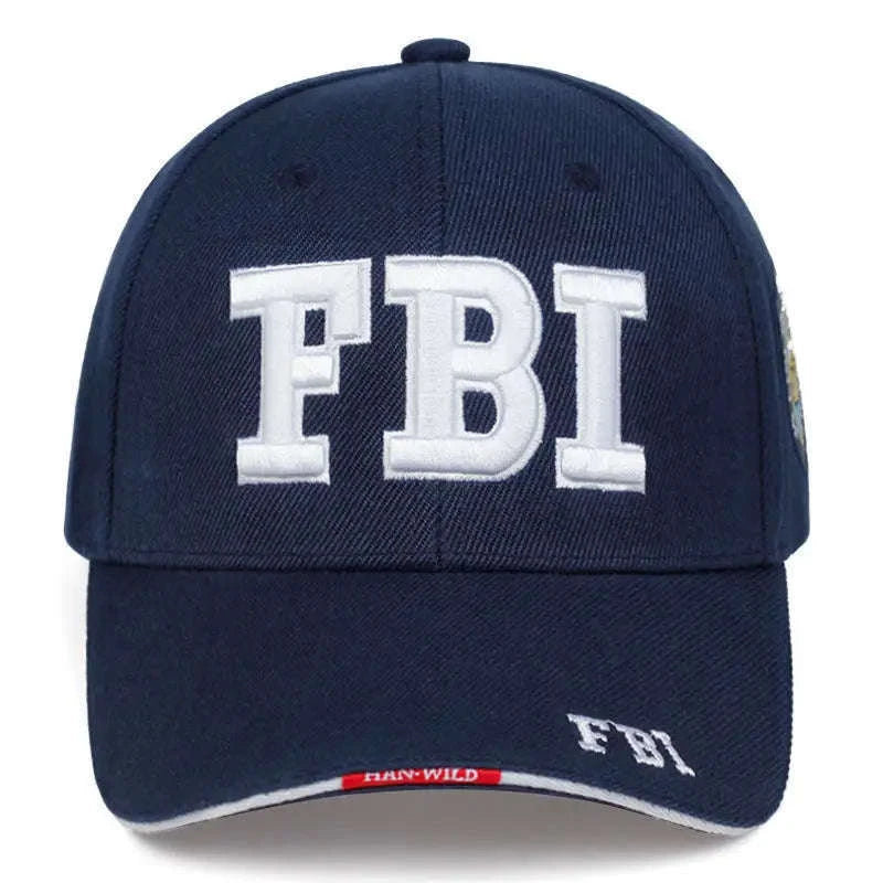 Kanye FBI Fashion Letter Baseball Cap-As shown 1 / 55-64cm