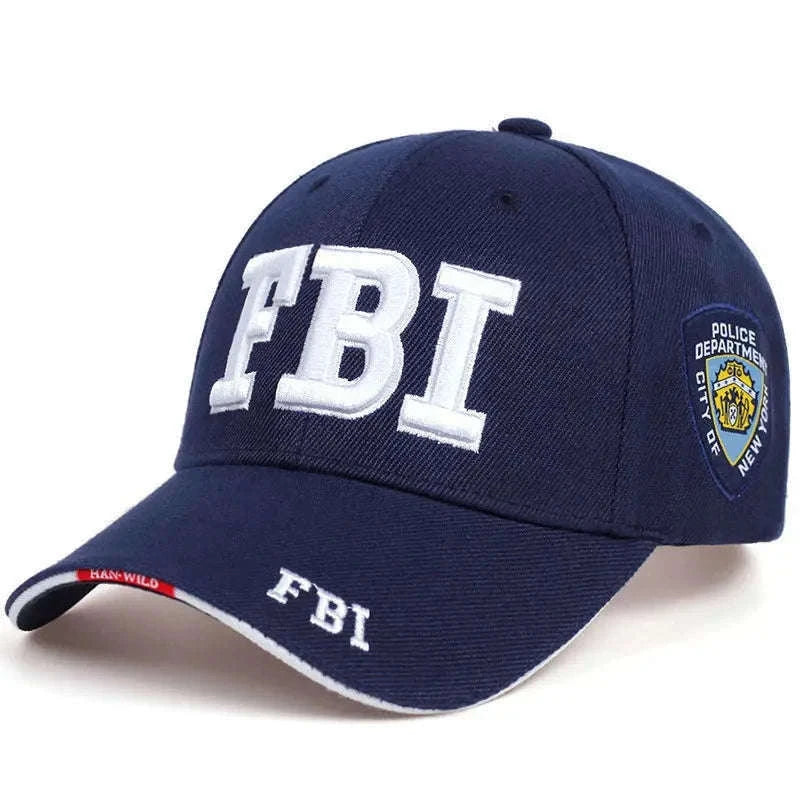 Kanye FBI Fashion Letter Baseball Cap for Everyday Streetwear-As shown 2 / 55-64cm