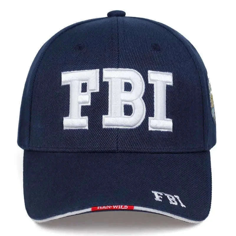 Kanye FBI Fashion Letter Baseball Cap for Everyday Streetwear-As shown 2 / 55-64cm