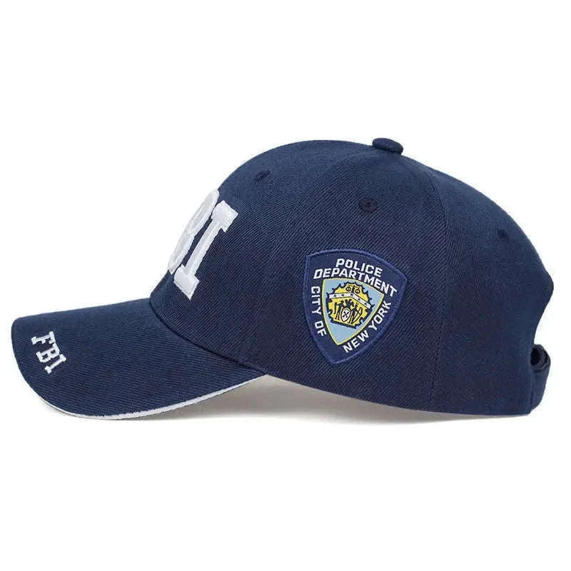 Kanye FBI Fashion Letter Baseball Cap for Everyday Streetwear-As shown 2 / 55-64cm