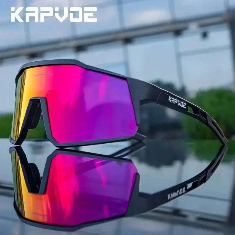 Kapvoe Cycling Glasses Polarized MTB Sunglasses-K9023-Q-4L-01