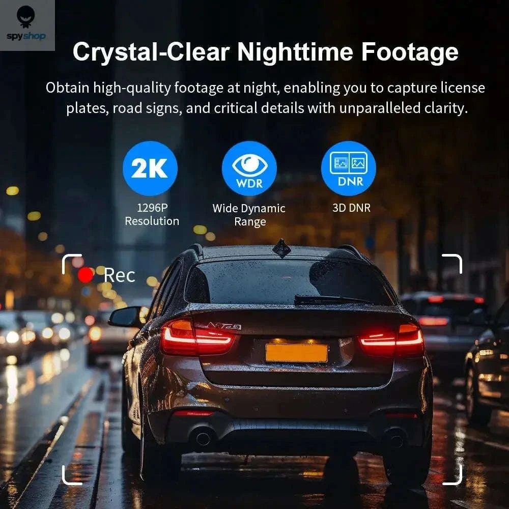KAWA D5 2K Dash Camera – High‑Clarity Recording, Night Vision, Wi‑Fi Control-D5-No Voice Control / 32G