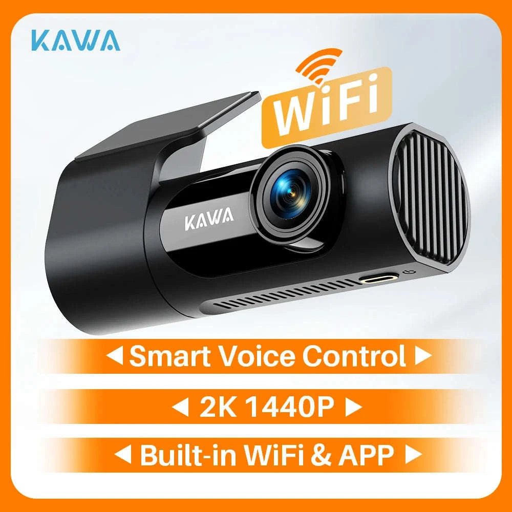 KAWA D6 2K Dash Cam with Voice Control and Night Vision-D6 Vocie Control / 32G