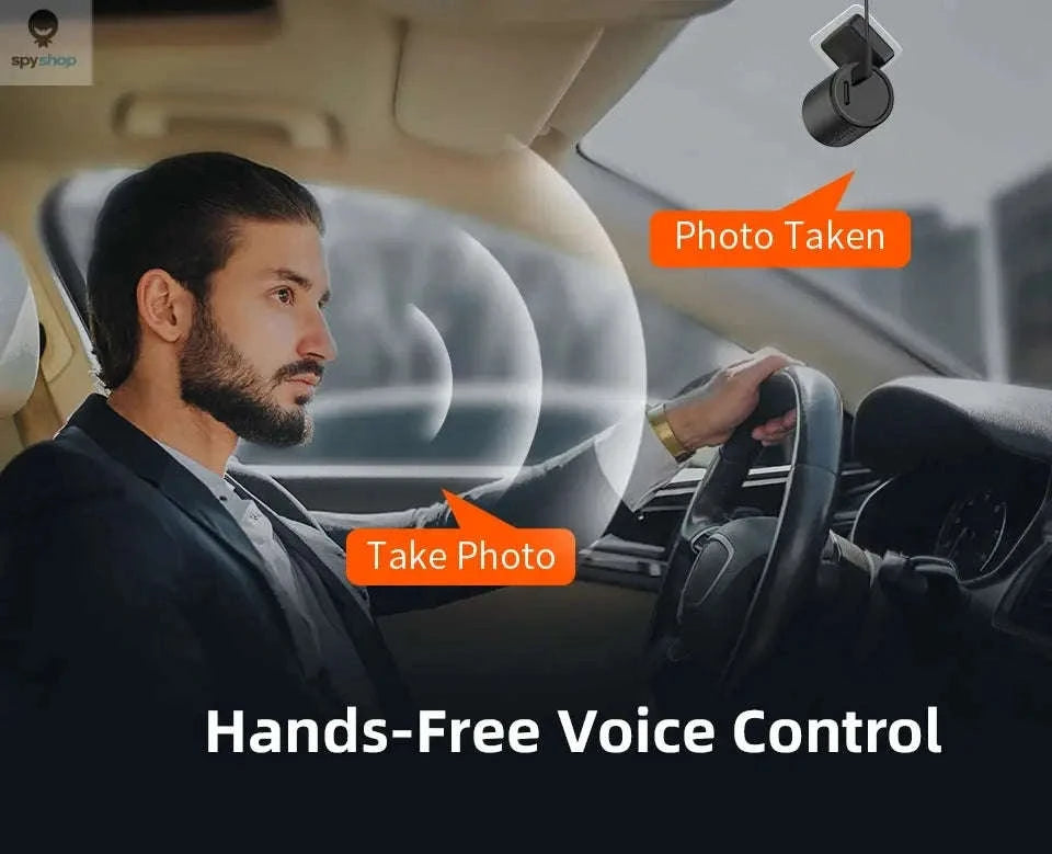 KAWA MINI 3 Dash Cam – 1296P QHD, Ultra-Compact, WiFi Voice Control-Voice Control / None