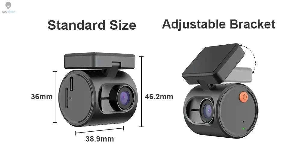 KAWA MINI 3 Dash Cam 1296P QHD, WiFi, Voice Control-Voice Control / None