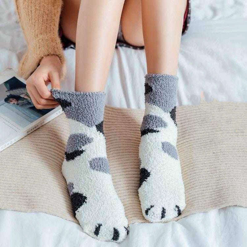 Kawaii Cartoon White Socks for Women-2