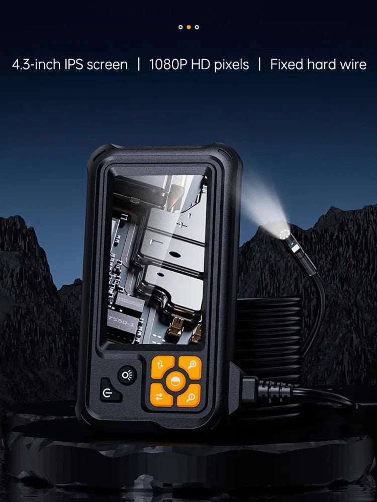 KERUI 4.3-Inch IPS Inspection Borescope Camera, 1080P, IP67-Single Lens / United States / 1m