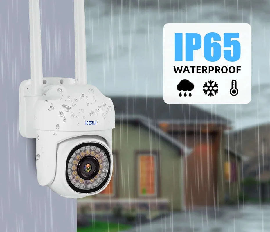 KERUI 5MP WiFi Outdoor Security Camera with Auto Tracking-1 pcs / US Plug / United States