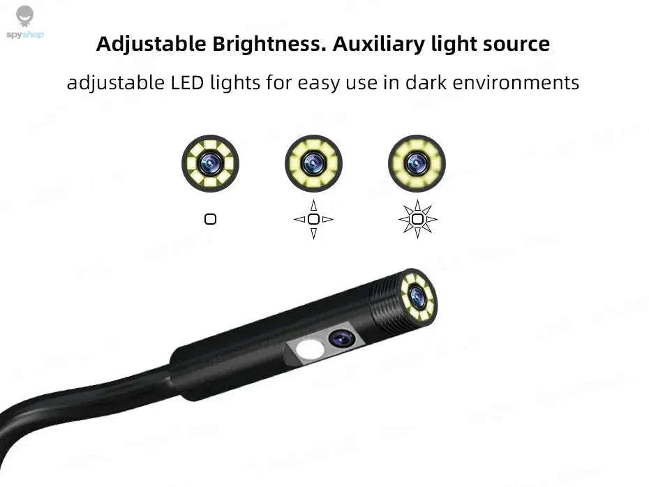 KERUI Industrial Endoscope Camera – 1080P Inspection with Dual Lens & 4.3" Display-Dual Lens / 5m