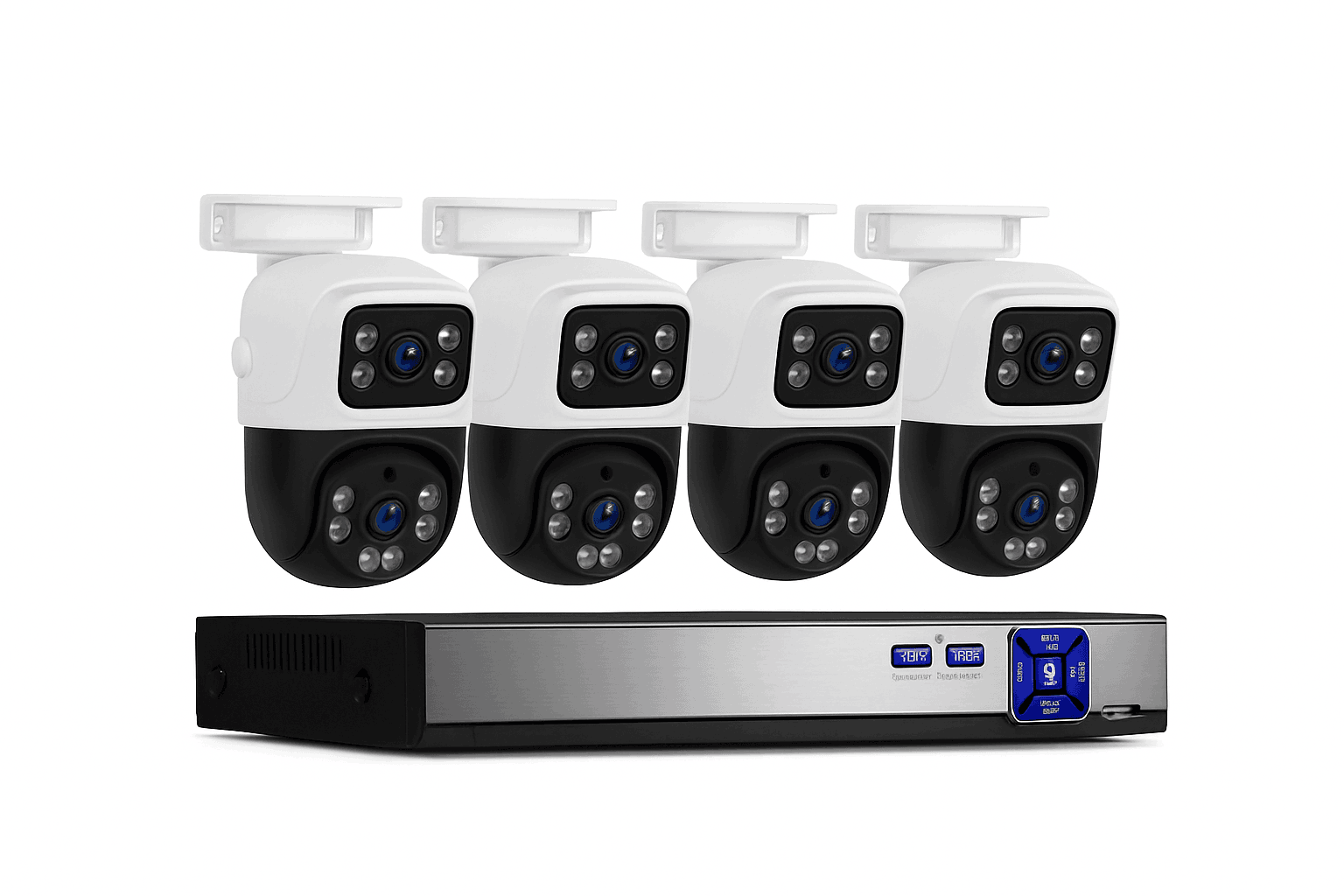 KERUI PoE 8-Channel Security Camera System with 6MP Dual Lens-None / United States