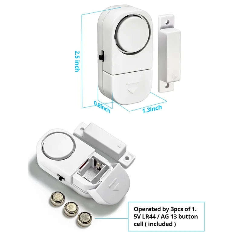KERUI Wireless Door Sensor Alarm for Home Windows and Doors-3pcs / United States