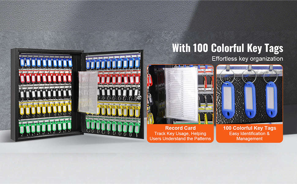 Key Cabinet Lock Box with Adjustable Racks-100PCS / spain