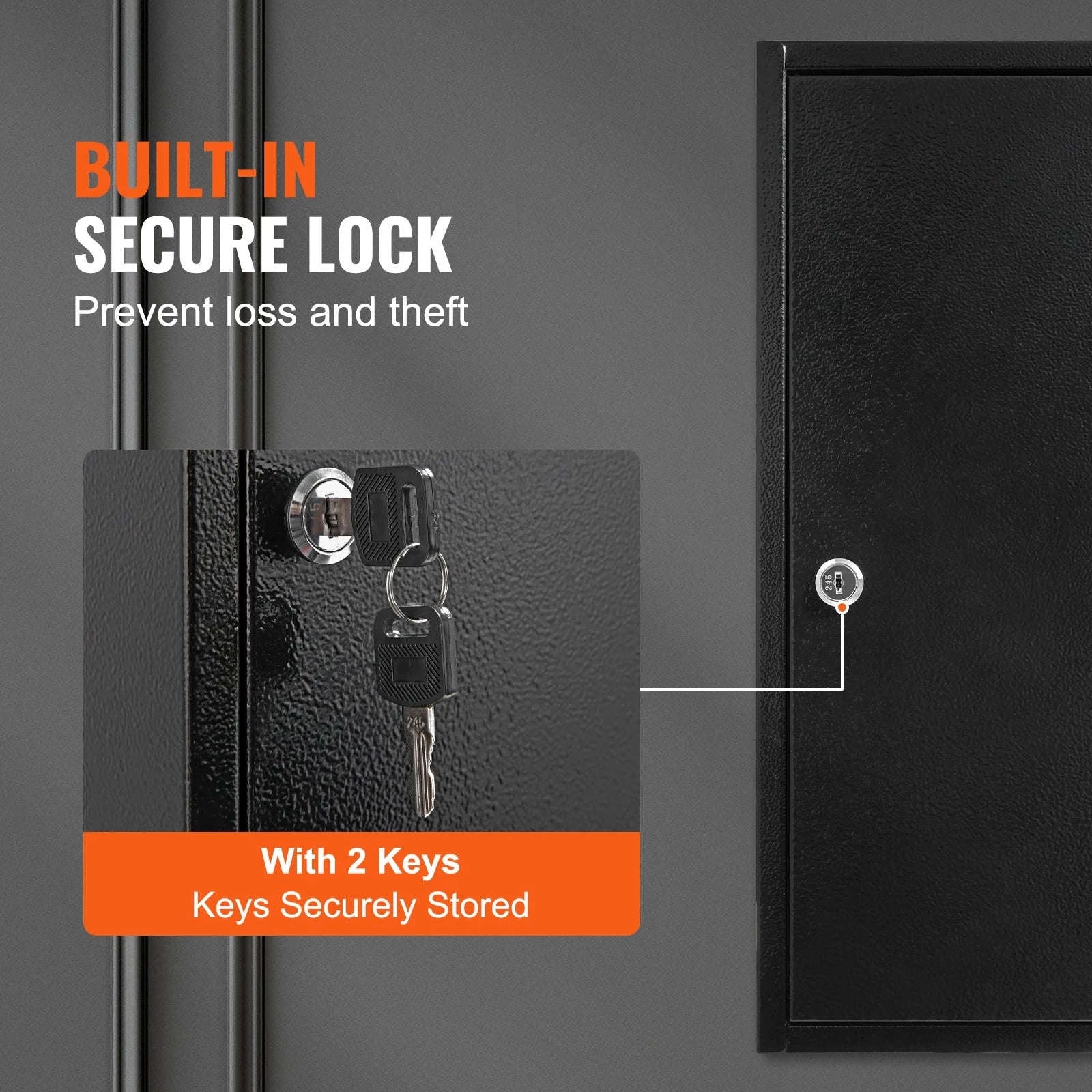 Key Cabinet Lock Box with Adjustable Racks-100PCS / spain