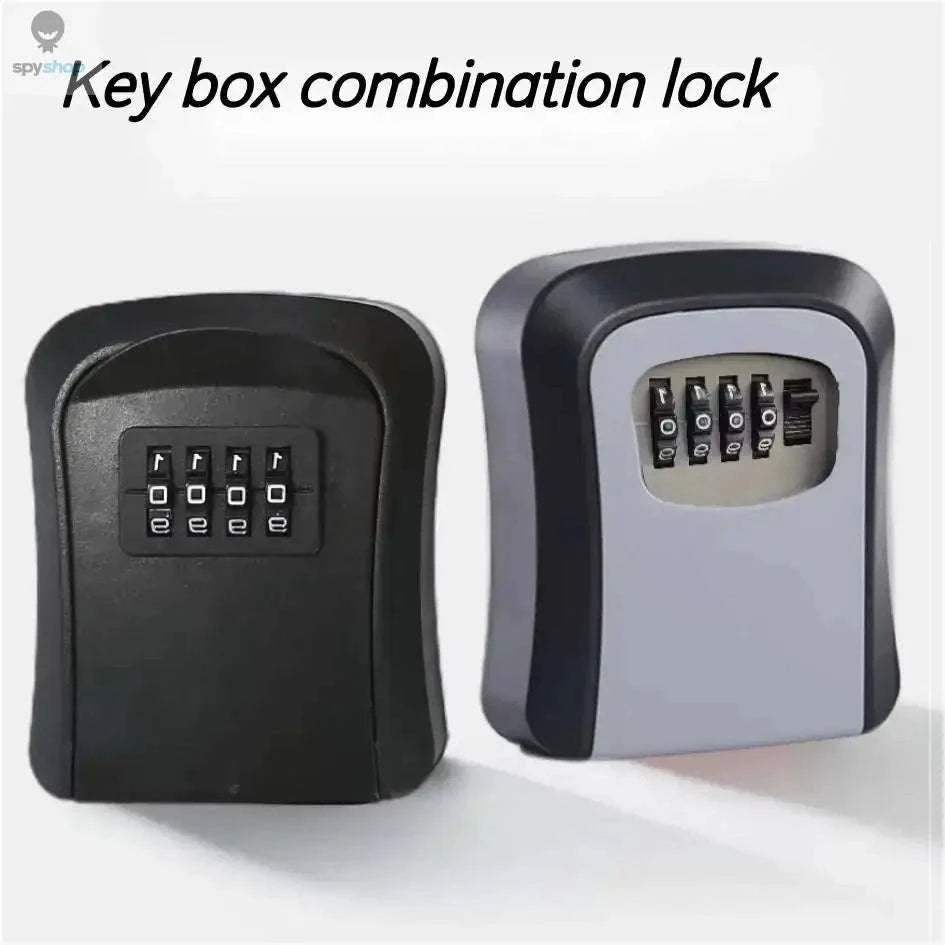 Key Keeper Combination Lock Box – Secure 4‑Digit Access & Durable Outdoor Design-Blue   large