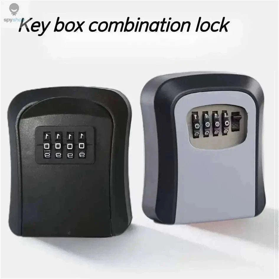 Key Keeper Combination Lock Box with 4-Digit Access-Blue   large