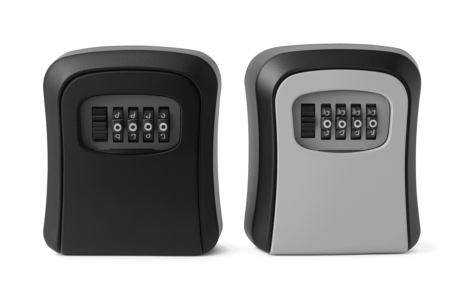 Key Keeper Combination Lock Box with 4-Digit Access-Blue   large
