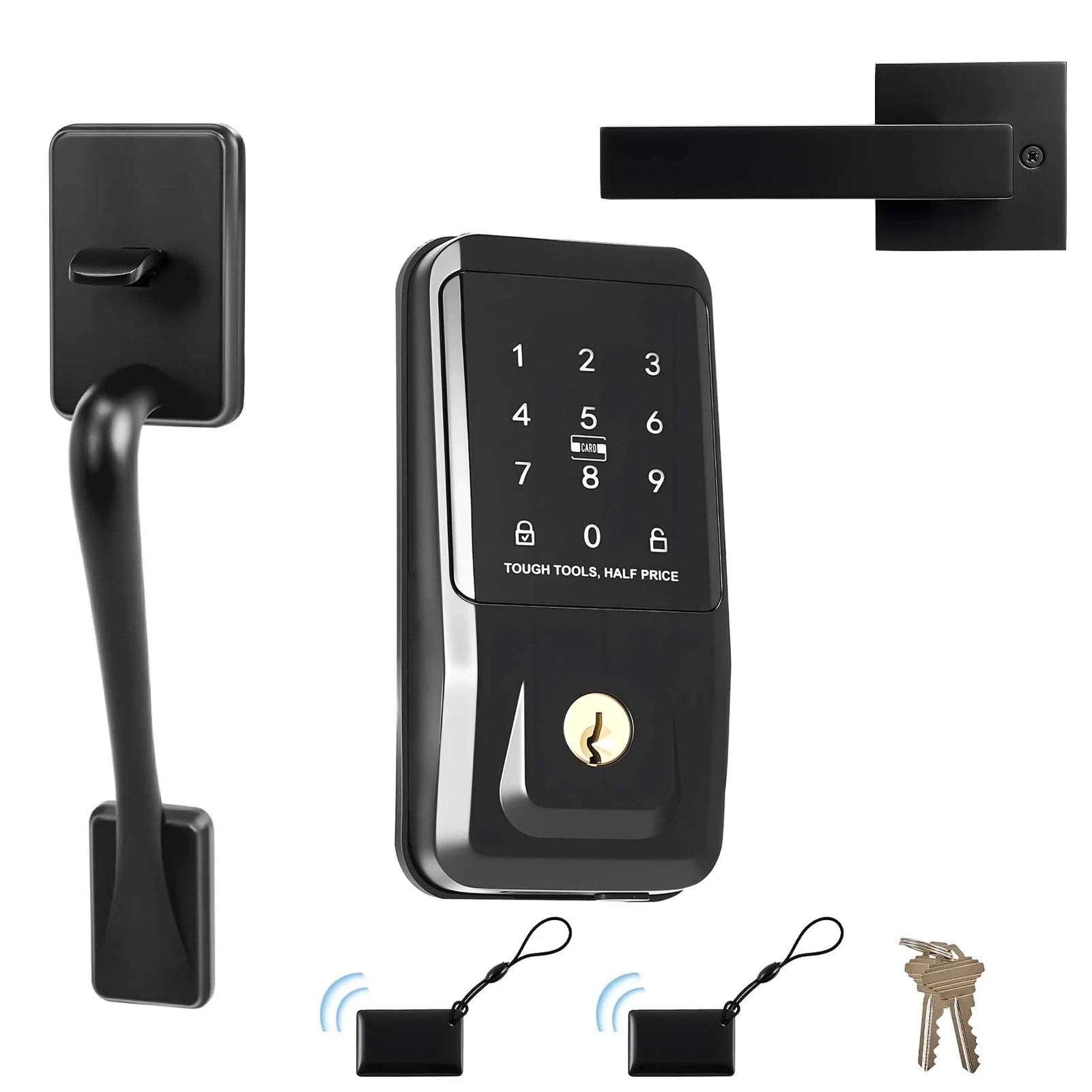Keyless Entry Door Lock with Keypad, Auto-Lock & 100 User Codes-Black / United States