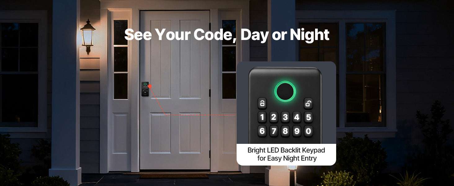 Keyless Entry Door Lock with Keypad, Auto-Lock & User Codes-VE10 Black / United States