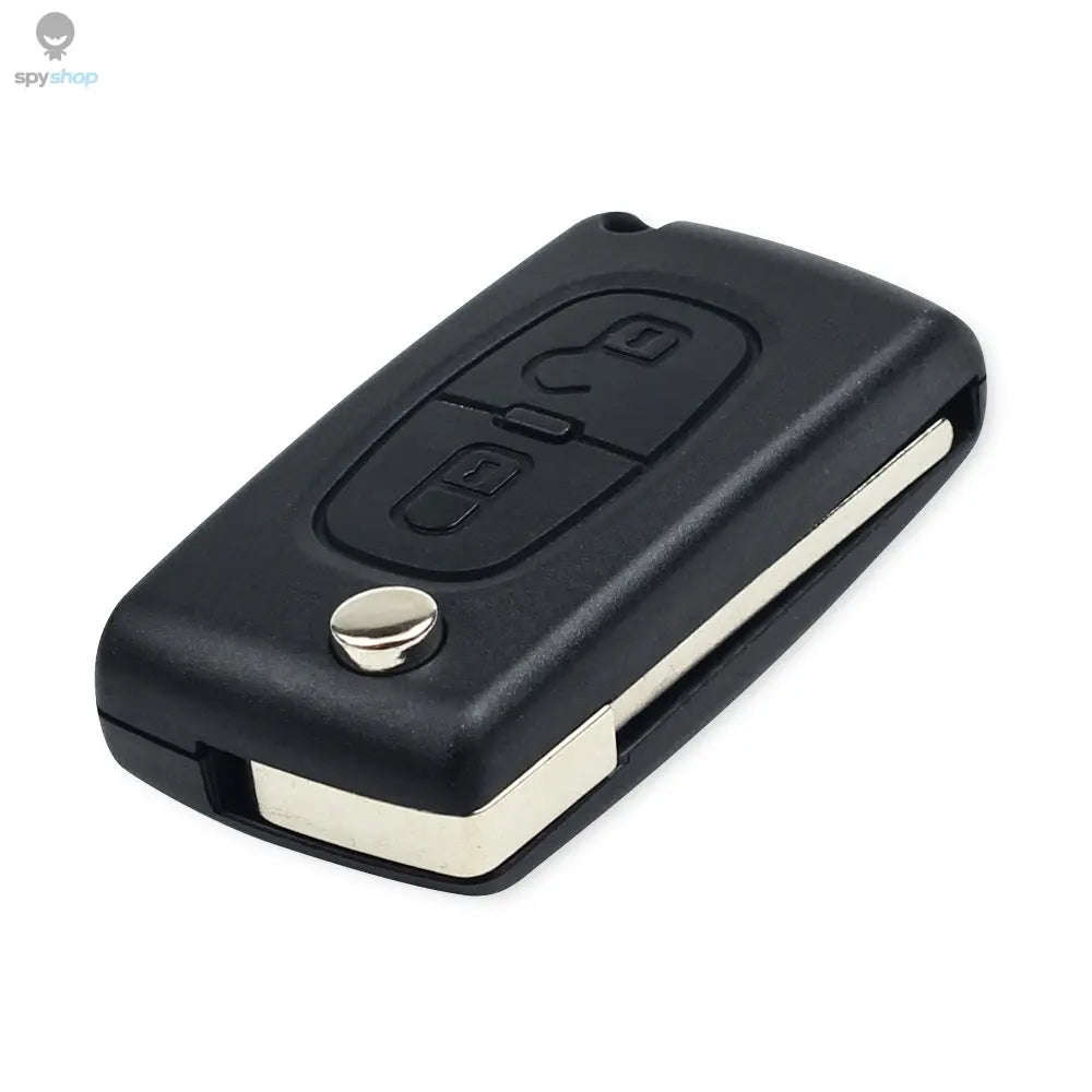 KEYYOU Flip Remote Car Key – 433MHz Replacement for Citroen & Peugeot-2BTN HU83 CE0523 / ASK For Citroen