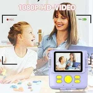 Kids Camera Instant Print with 1080P Video and 32GB Card-