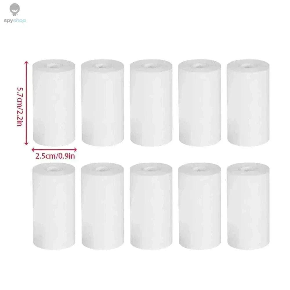 Kids Camera Thermal Paper Refill Rolls 57x25mm, 10 Pack-57x25-Color Photo