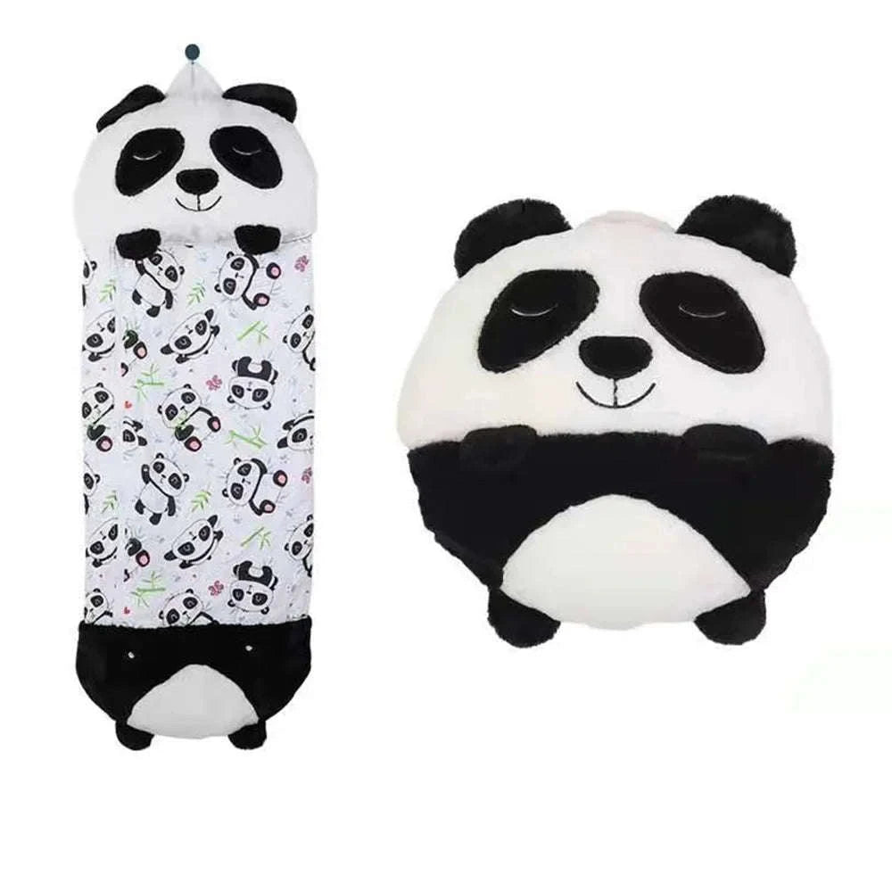 Kids Cartoon Animal Sleeping Bag-pink cat / 180x70cm