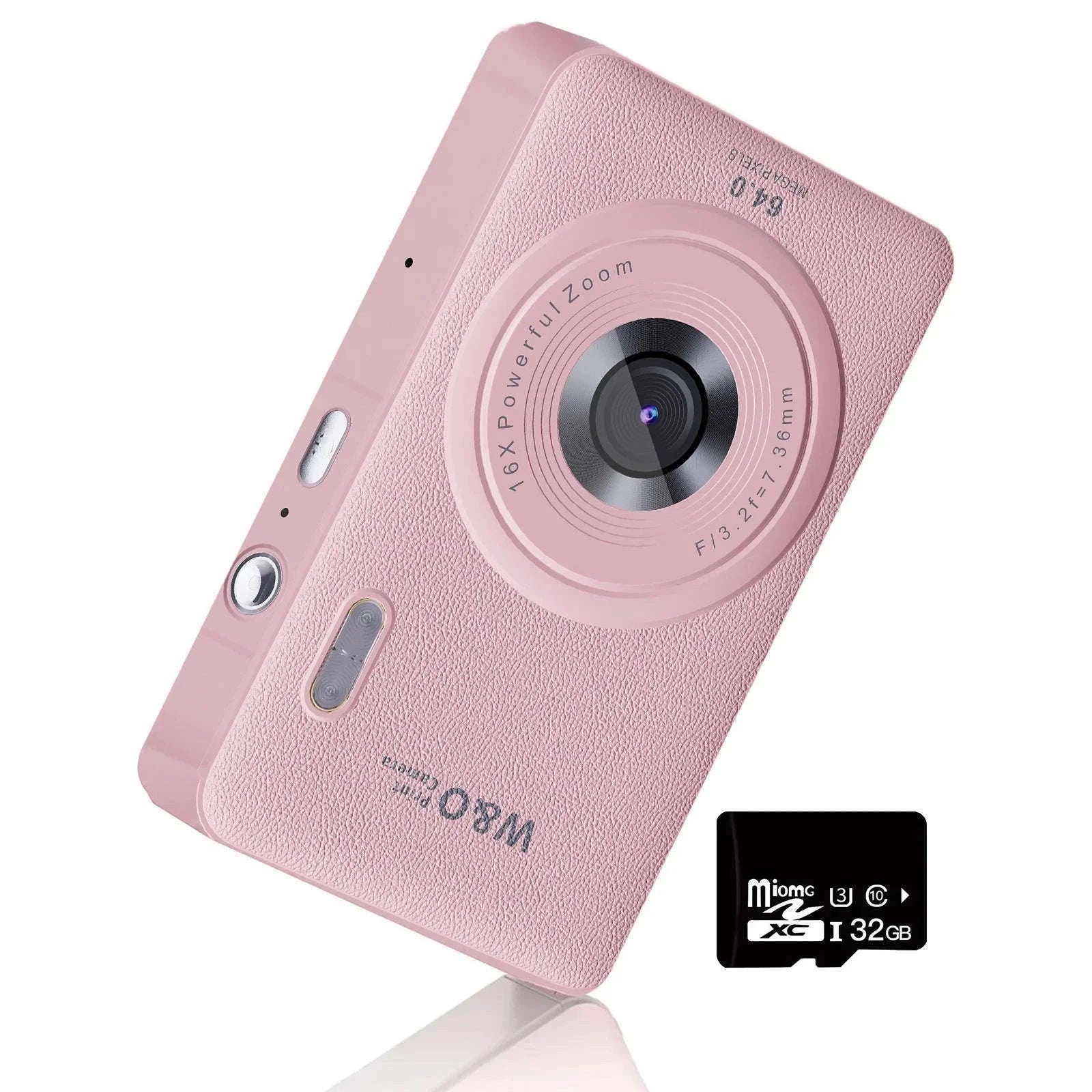 Kids Digital Camera 1080P with 16X Zoom and 32GB Card-PURPLE / United States