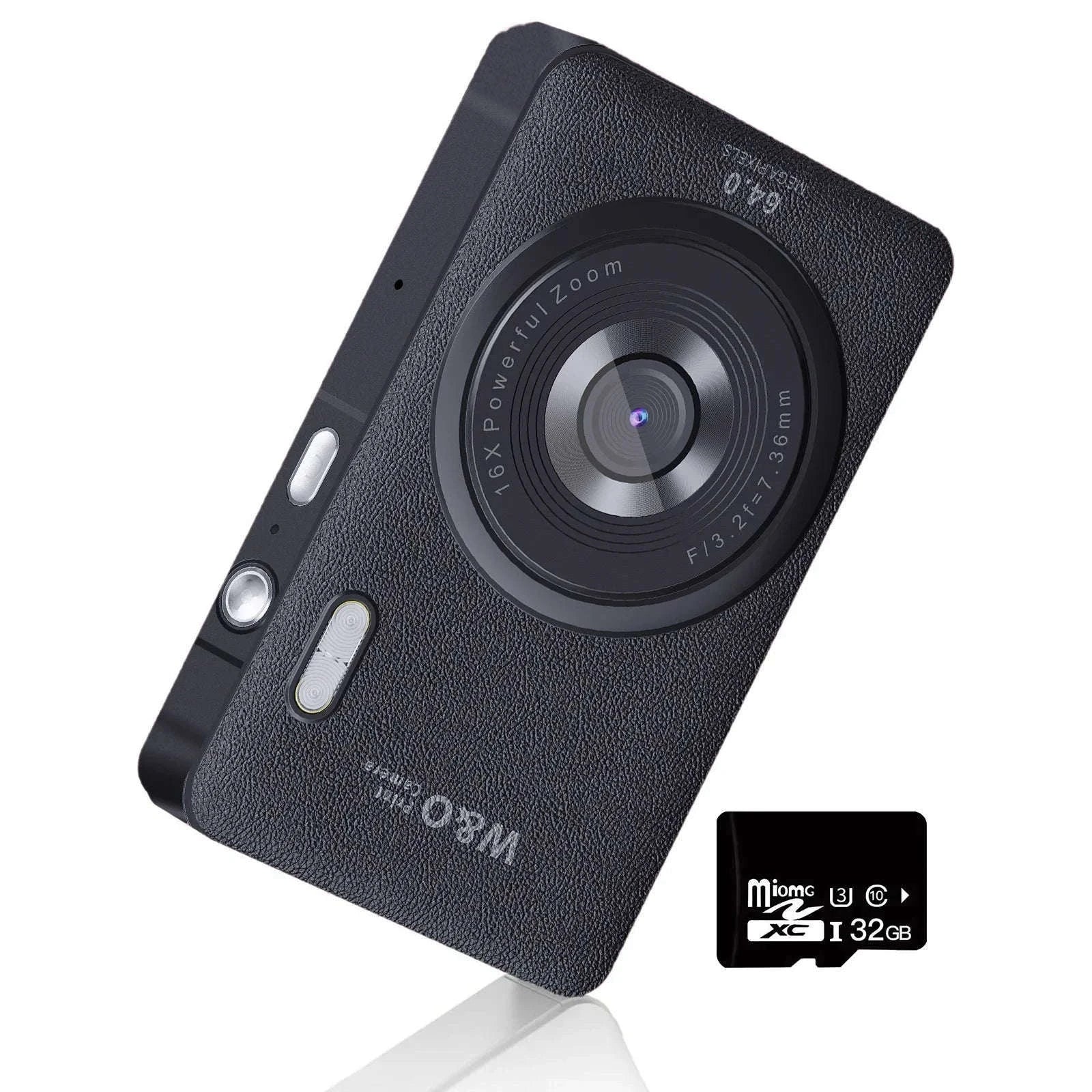 Kids Digital Camera 1080P with 16X Zoom and 32GB Card-PURPLE / United States