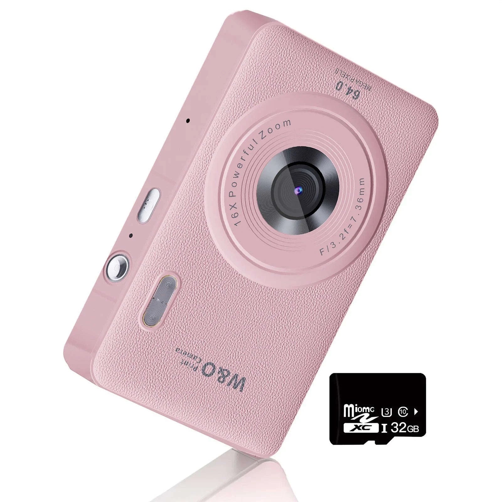 Kids Digital Camera 1080P with 16X Zoom and 32GB Card-PURPLE / United States