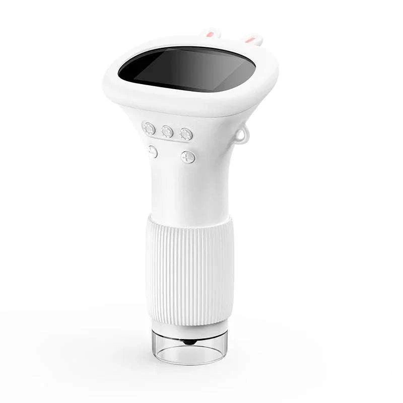 Kids Digital Microscope with 2-Inch Screen and 1000x Zoom-Yellow / 1000X