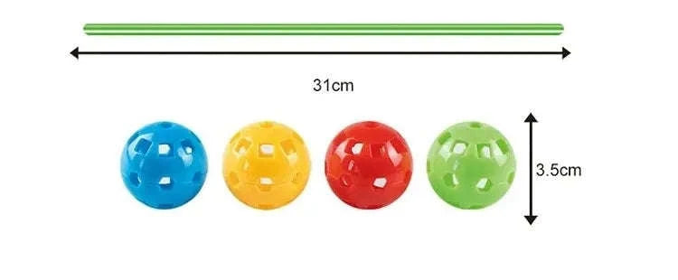 Kids Fort Building Blocks Kit-110balls 200rods