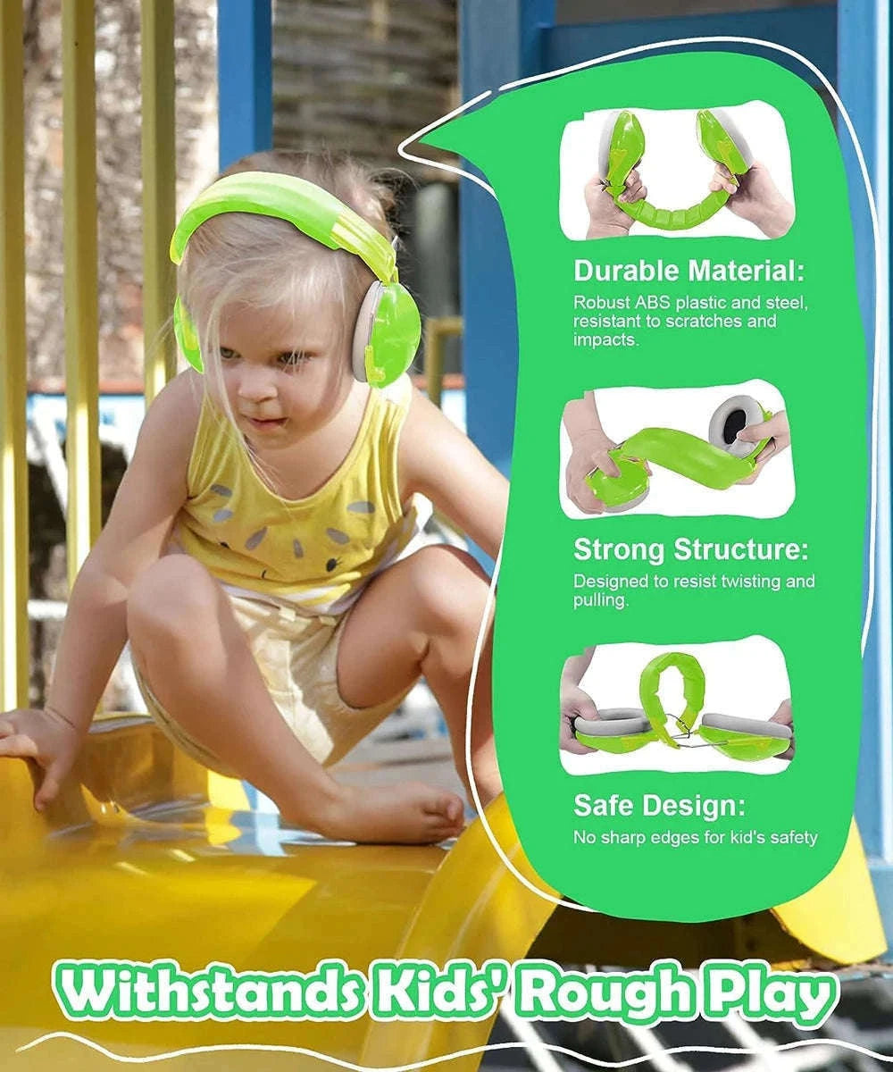 Kids Hearing Protection Earmuffs for Sensitive Children-Princess Pink