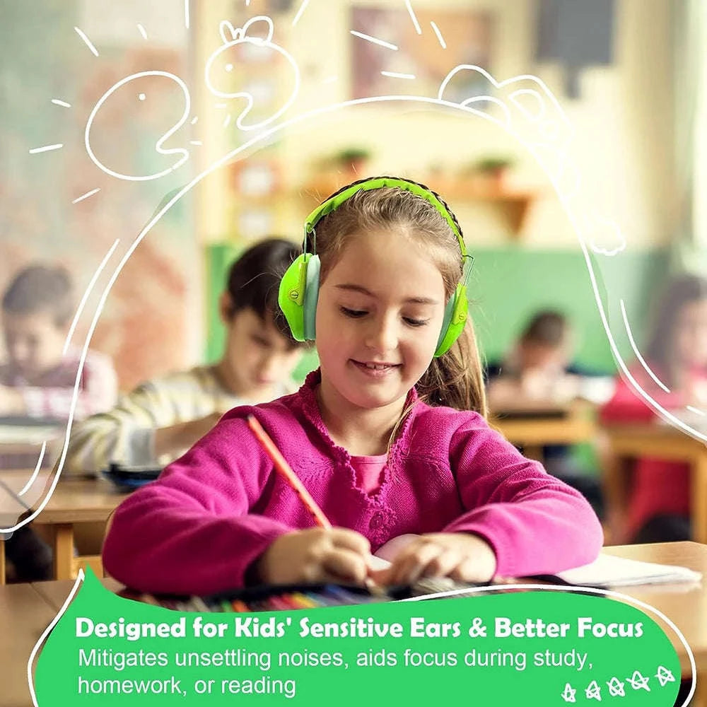Kids Hearing Protection Earmuffs for Sensitive Children-Princess Pink