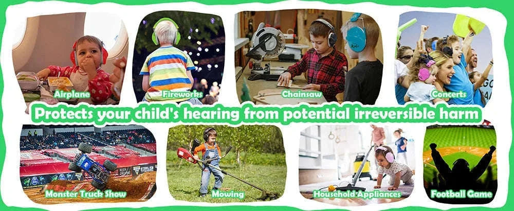 Kids Hearing Protection Earmuffs for Sensitive Children-Princess Pink
