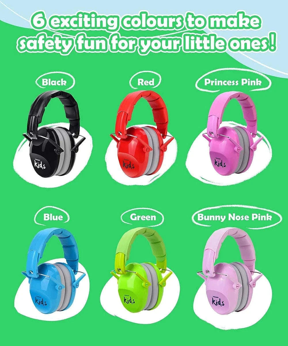 Kids Hearing Protection Earmuffs for Sensitive Children-Princess Pink