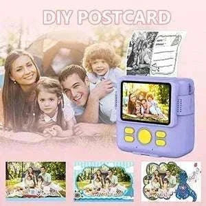 Kids Instant Print Camera with 1080P Video and 32GB Card-ABS681-Blue 32G