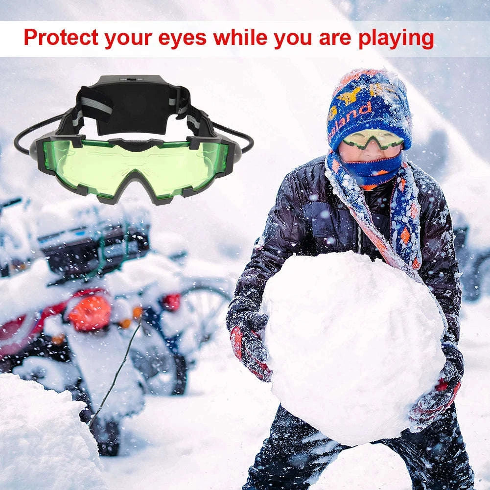 Kids Night Vision Goggles with LED Lights for Dark Play-france