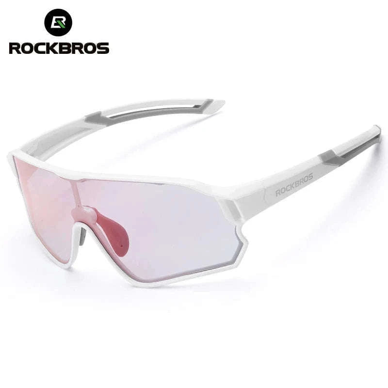 Kids Photochromic Cycling Sunglasses UV400 Protective Sports Eyewear-SP314-03 / Photochromic Lens